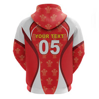 Custom Wales Rugby 2026 Zip Hoodie Unique Style - Wonder Print Shop