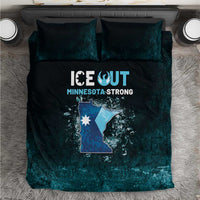 Ice Out Of Minnesota Bedding Set State Flag Justice Protest Resistance