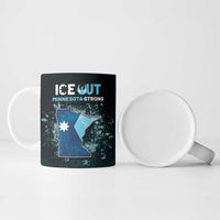 Personalized Ice Out Of Minnesota Ceramic Mug State Flag Justice Protest Resistance