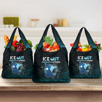 Ice Out Of Minnesota Grocery Bag State Flag Justice Protest Resistance