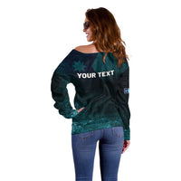Personalized Ice Out Of Minnesota Off Shoulder Sweater State Flag Justice Protest Resistance