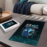 Ice Out Of Minnesota Puzzle State Flag Justice Protest Resistance