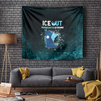 Ice Out Of Minnesota Tapestry State Flag Justice Protest Resistance