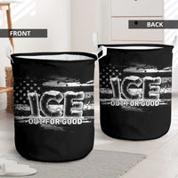 Ice Out For Good Laundry Basket No Ice Patriotic Protest