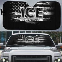 Ice Out For Good Auto Sun Shade No Ice Patriotic Protest
