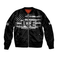 Ice Out For Good Bomber Jacket No Ice Patriotic Protest