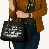 Ice Out For Good Leather Bag No Ice Patriotic Protest