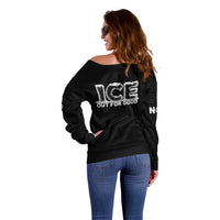Ice Out For Good Off Shoulder Sweater No Ice Patriotic Protest