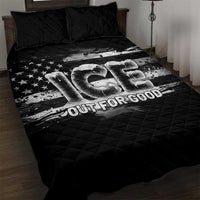 Ice Out For Good Quilt Bed Set No Ice Patriotic Protest