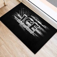 Ice Out For Good Rubber Doormat No Ice Patriotic Protest
