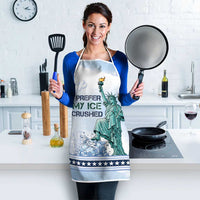 I Prefer My Ice Crushed Apron Retro Style
