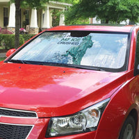 I Prefer My Ice Crushed Auto Sun Shade Retro Style