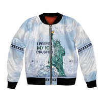 I Prefer My Ice Crushed Bomber Jacket Retro Style