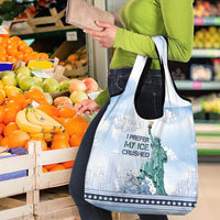 I Prefer My Ice Crushed Grocery Bag Retro Style