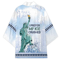 I Prefer My Ice Crushed Kimono Retro Style
