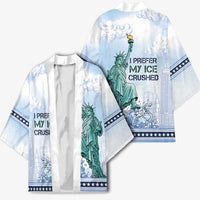 I Prefer My Ice Crushed Kimono Retro Style