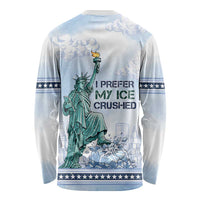 I Prefer My Ice Crushed Long Sleeve Shirt Retro Style