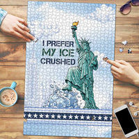 I Prefer My Ice Crushed Puzzle Retro Style