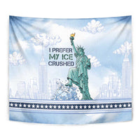 I Prefer My Ice Crushed Tapestry Retro Style