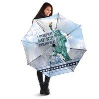 I Prefer My Ice Crushed Umbrella Retro Style