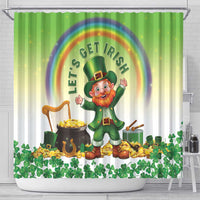 Ireland St Patricks Day Shower Curtain Lets Get Irish
