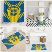 Football 2026 Sweden Bathroom Set Sverige Blagult Sporty Style