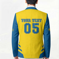 Custom Football 2026 Sweden Blazer Sverige Blagult Sporty Style