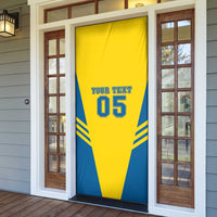 Custom Football 2026 Sweden Door Cover Sverige Blagult Sporty Style