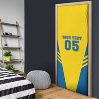 Custom Football 2026 Sweden Door Cover Sverige Blagult Sporty Style