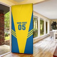 Custom Football 2026 Sweden Door Cover Sverige Blagult Sporty Style