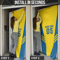 Custom Football 2026 Sweden Door Cover Sverige Blagult Sporty Style