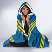 Football 2026 Sweden Hooded Blanket Sverige Blagult Sporty Style
