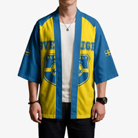Custom Football 2026 Sweden Kimono Sverige Blagult Sporty Style