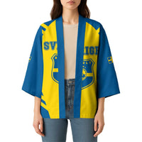 Custom Football 2026 Sweden Kimono Sverige Blagult Sporty Style