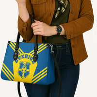 Football 2026 Sweden Leather Bag Sverige Blagult Sporty Style