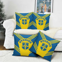 Football 2026 Sweden Pillow Cover Sverige Blagult Sporty Style