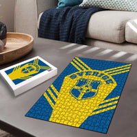 Football 2026 Sweden Puzzle Sverige Blagult Sporty Style