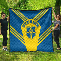 Football 2026 Sweden Quilt Sverige Blagult Sporty Style