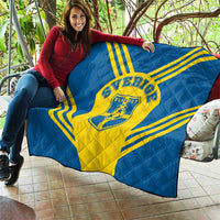 Football 2026 Sweden Quilt Sverige Blagult Sporty Style