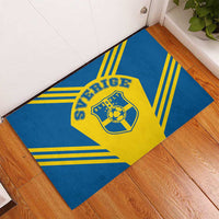Football 2026 Sweden Rubber Doormat Sverige Blagult Sporty Style