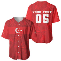 Custom Football 2026 Turkey Baseball Jersey Crescent-Stars Simple Style
