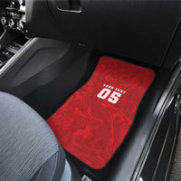 Custom Football 2026 Turkey Car Mats Crescent-Stars Simple Style