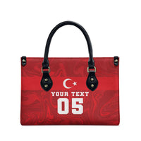 Custom Football 2026 Turkey Leather Bag Crescent-Stars Simple Style