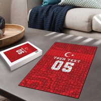 Custom Football 2026 Turkey Puzzle Crescent-Stars Simple Style