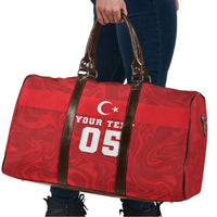 Custom Football 2026 Turkey Travel Bag Crescent-Stars Simple Style