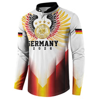 Custom Germany Football 2026 Button Sweatshirt Deutschland Eagle Wings Special Style