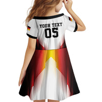 Custom Germany Football 2026 Kid Short Sleeve Dress Deutschland Eagle Wings Special Style