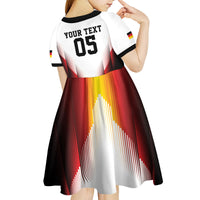 Custom Germany Football 2026 Kid Short Sleeve Dress Deutschland Eagle Wings Special Style