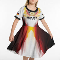 Custom Germany Football 2026 Kid Short Sleeve Dress Deutschland Eagle Wings Special Style