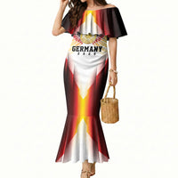 Custom Germany Football 2026 Mermaid Dress Deutschland Eagle Wings Special Style